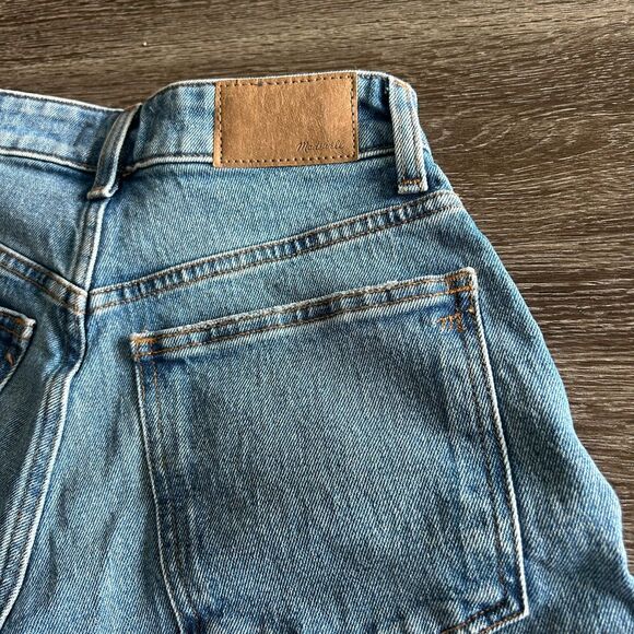 NWT Madewell The Petite Curvy '90s Straight Crop Jeans in Hazeldell Wash Size 24 - Picture 13 of 16